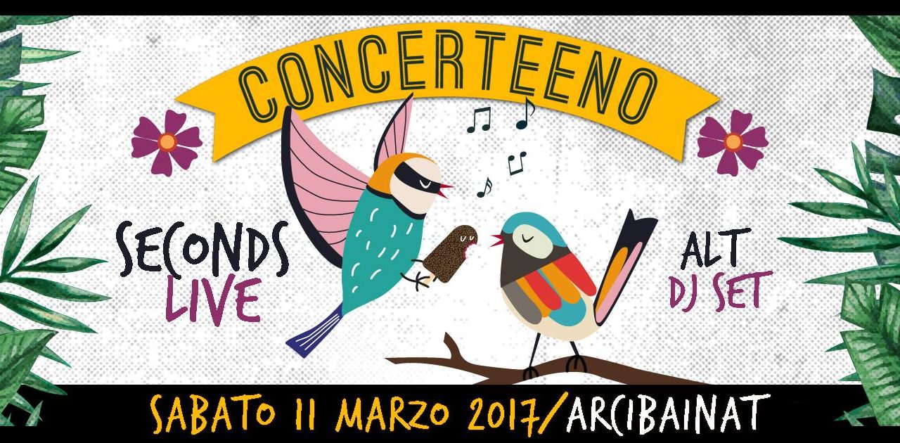 Torna Concerteeno e la musica live al Bainait. Arrivano i SECONDS.